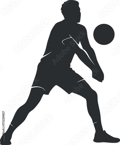 Silhouette of a basketball player in action, showcasing athleticism and movement in sports.
