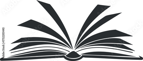 An illustration of an open book representing knowledge and reading in education.