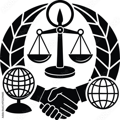 equality and fairness vector icons  handshake  sca.eps