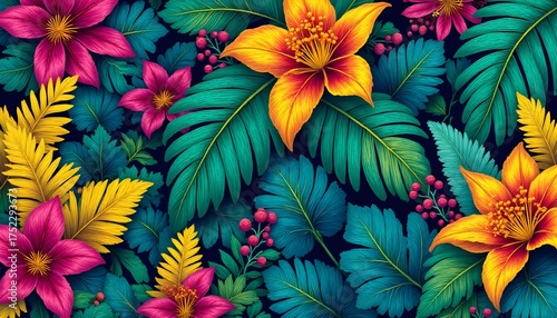 colorful flower background