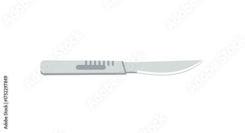 Sterile Medical Surgical Scalpel with Sharp Blade.