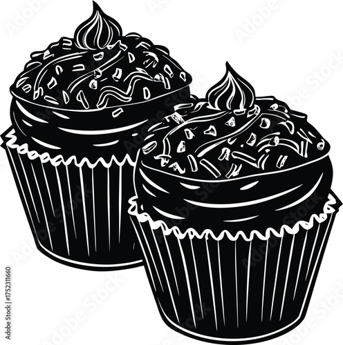 Mysterious silhouette of a solitary figure standing on a bridge under a gnarled tree at night isolated on transparent background