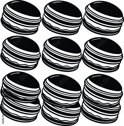 Mysterious dark forest scene with ancient tree and shadowy figure under moonlight isolated on transparent background