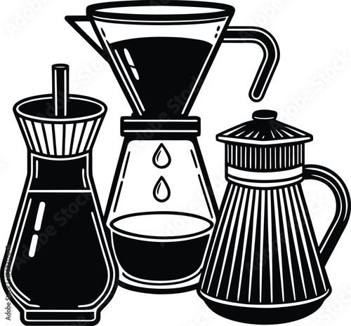 Elegant narcissus flower silhouette isolated artistic design isolated on transparent background