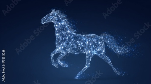 Starry horse constellation galloping to 2026