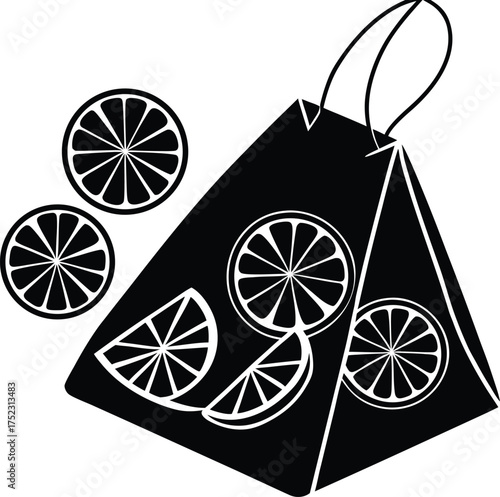 Whimsical hand-drawn garden scene with flowers and rolling hills isolated on transparent background