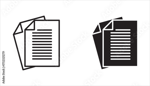 Envelope icons set. Email Vector graphic illustration. 