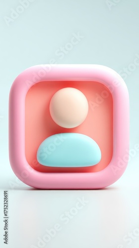 Abstract Icon Representation of User Profile.