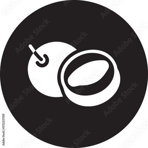 plum glyph icon