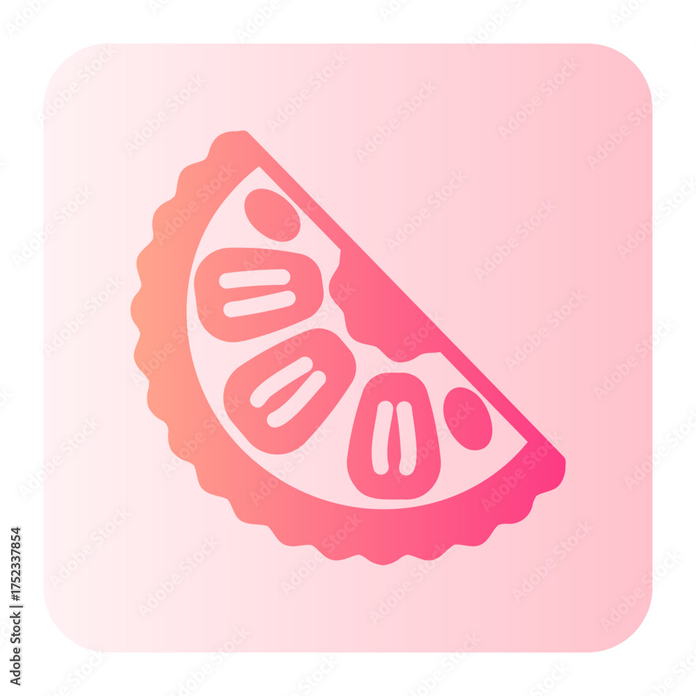 Obraz premium jackfruit gradient icon