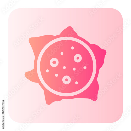 dragon fruit gradient icon
