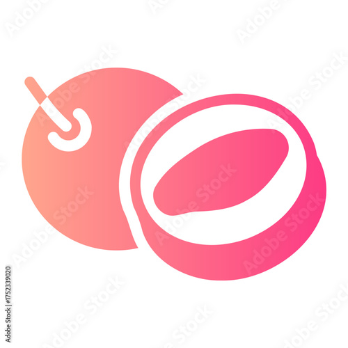 plum gradient icon