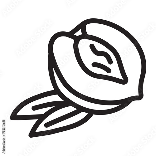 peach line icon