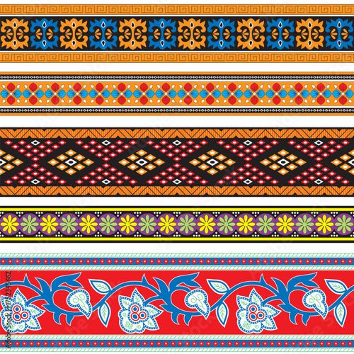 random border ornament design vector illustration collection