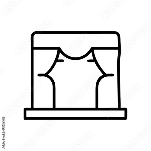 Illustration of a clothing display showcasing a tank top design  