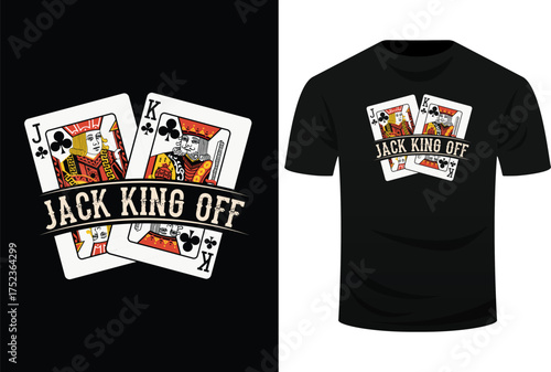 Jack King Off - Poker Card Player Casino Gambler Gambling Svg Design