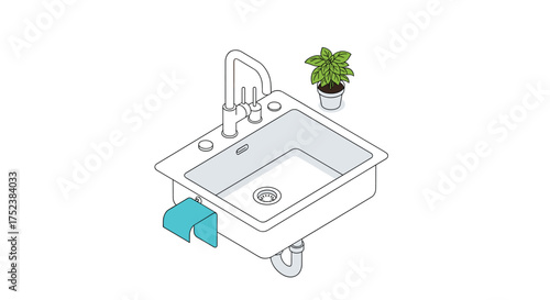 Installing a simple drain pipe under your kitchen sink.