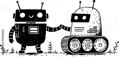 Unity in diversity: robotic companionship in tribal folk art style