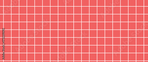 A floor grid with a checkerboard pattern and white board for a diner or retro checkered wall design..