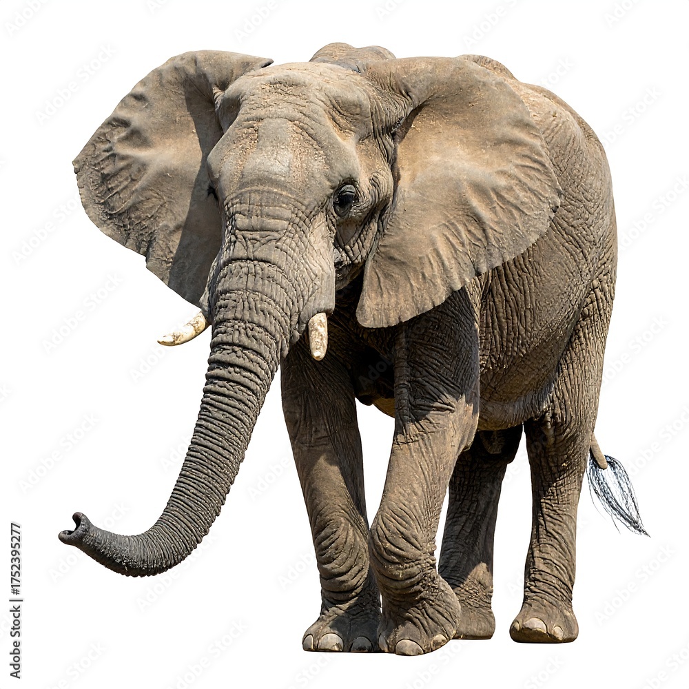 Obraz premium Elephant front view