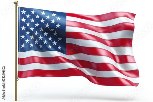 Wallpaper Mural Colorful flag waving in celebration during a sunny outdoor event Torontodigital.ca