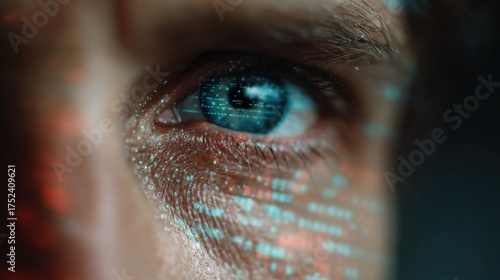 Deepfake technology synthesizing hyper-realistic audio and video content to impersonate people with ethical and security implications.