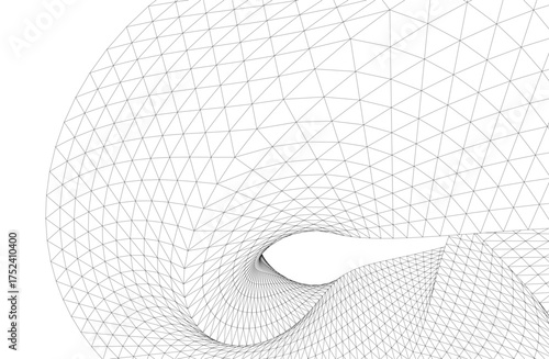 Abstract shape architectural background vector illustration