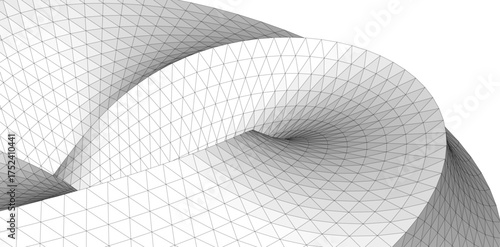 Abstract shape architectural background vector illustration