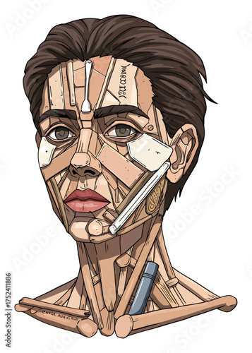 Minimalist Self-Portrait: Trauma Representation