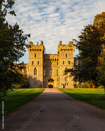 Windsor Castle in Autumn sunshine. 