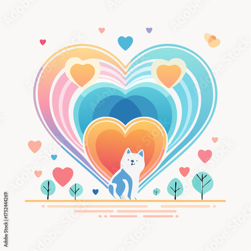 Pets love cats and dogs 