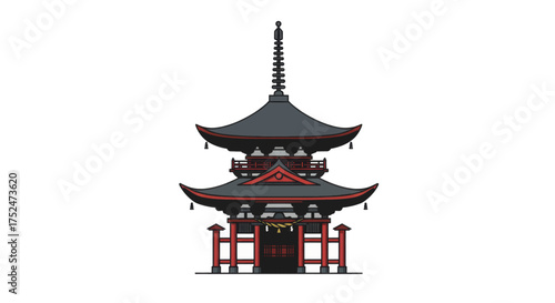 Japanese Temple Architecture and Traditional Japanese Pagoda Design Elements