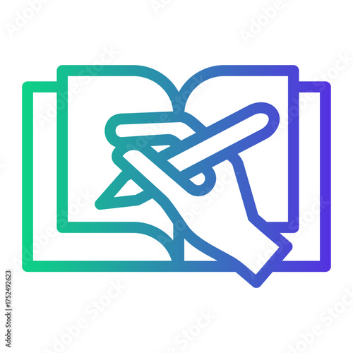 bookkeeping Line Gradient Icon