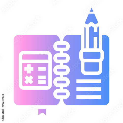bookkeeping Gradient icon