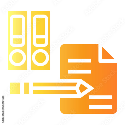 bookkeeping Gradient icon