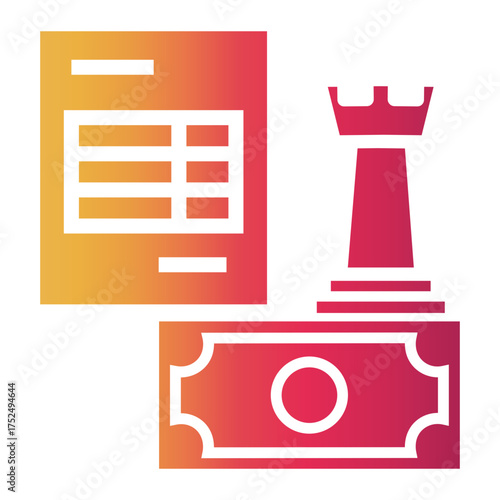 bookkeeping Gradient icon