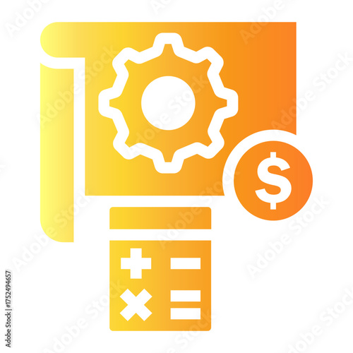 bookkeeping Gradient icon