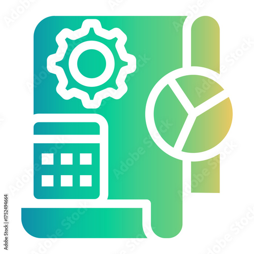 bookkeeping Gradient icon