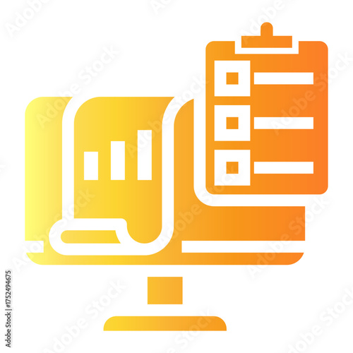 bookkeeping Gradient icon
