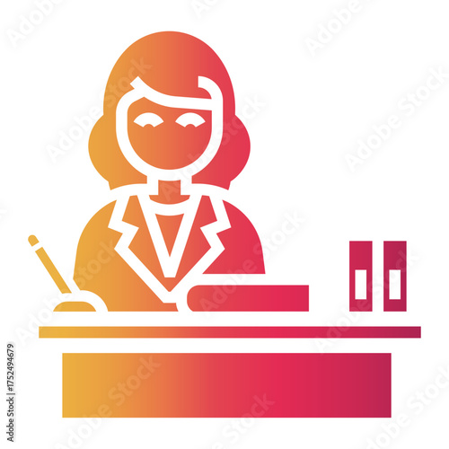 bookkeeping Gradient icon
