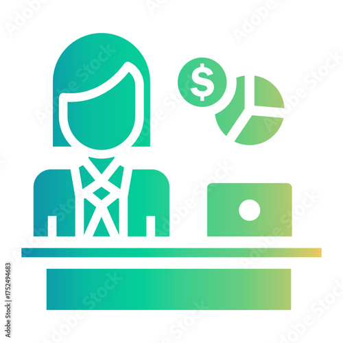 bookkeeping Gradient icon