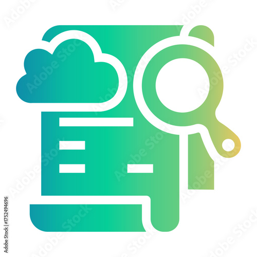 bookkeeping Gradient icon