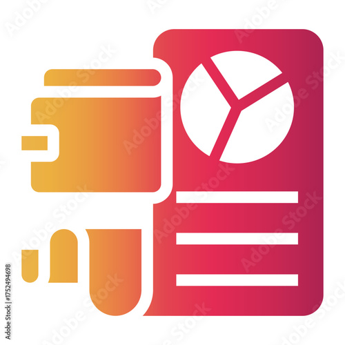 bookkeeping Gradient icon