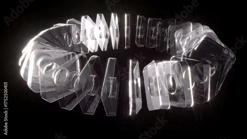 shine transparent rectangle boxes on black bg