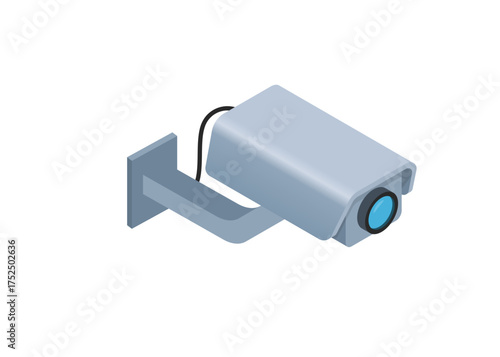 Vector security camera stock illustration