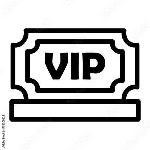 exclusive Line Icon