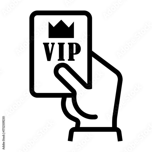 exclusive Line Icon