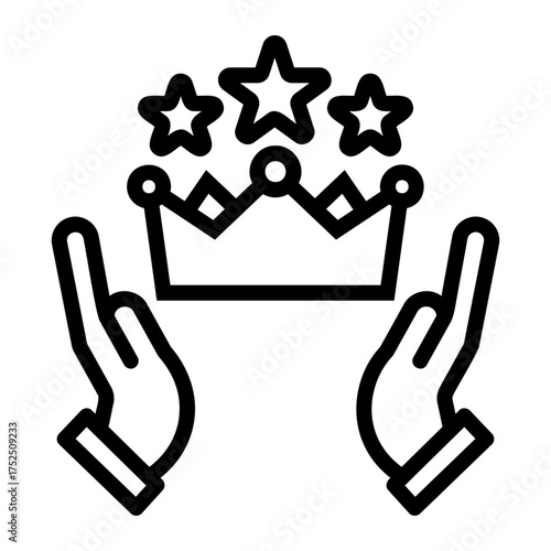 exclusive Line Icon