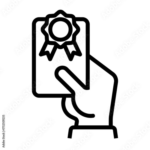 exclusive Line Icon