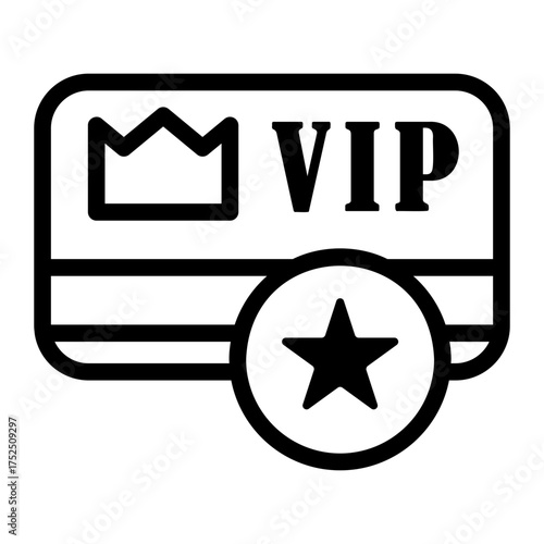 exclusive Line Icon
